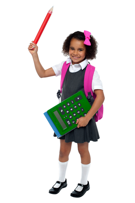 Young Girl Siswa PNG Stock Images