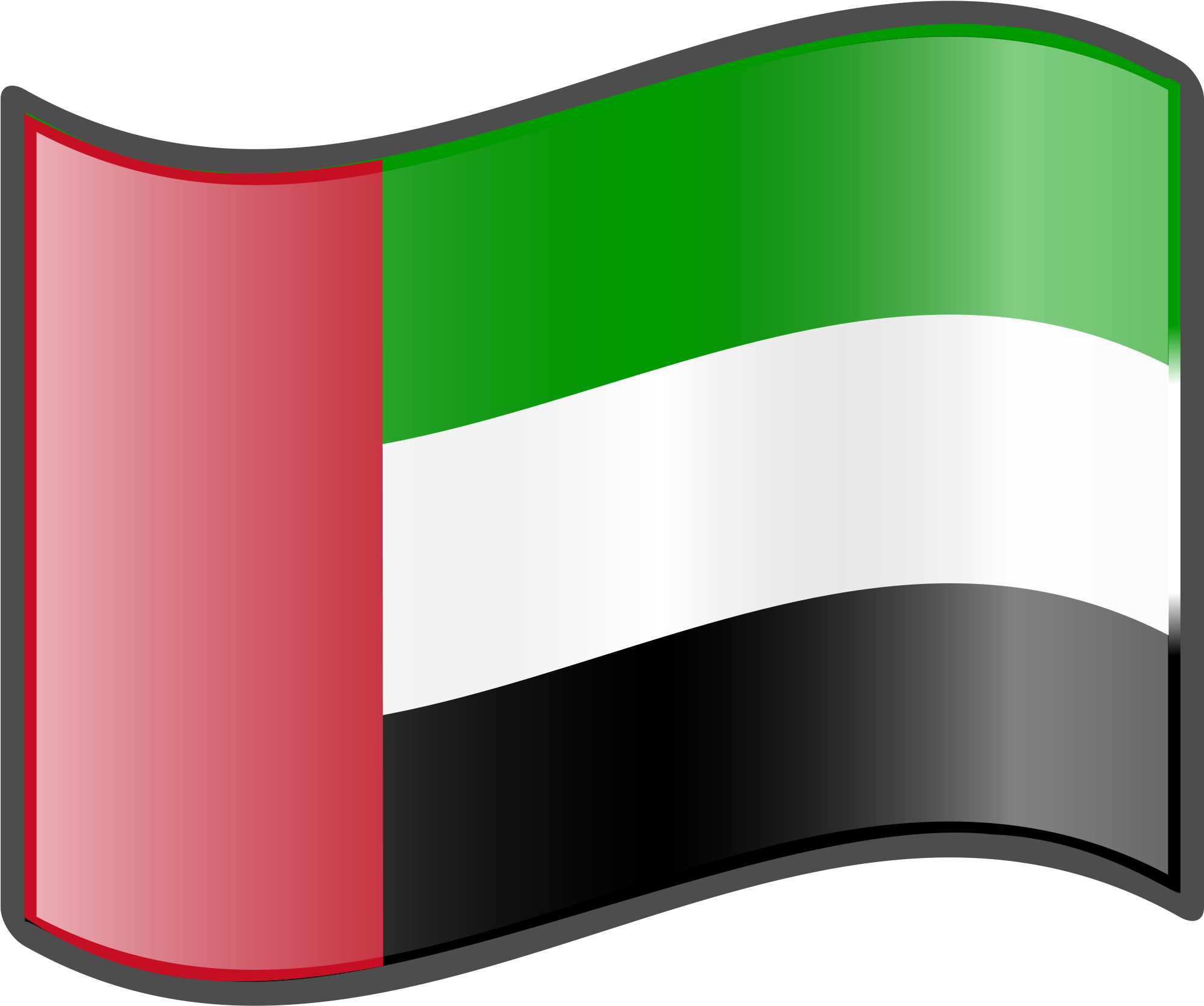Abu Dhabi Flag Background PNG Image