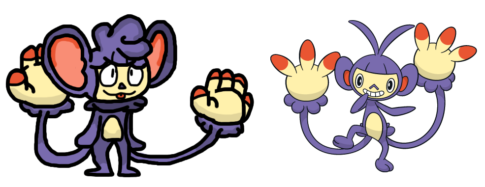 Aipom Pokemon Background PNG Image