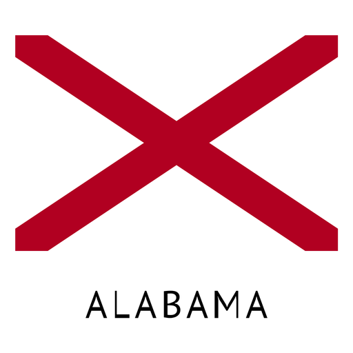 Alabama State Flag Background PNG Image