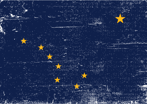 Флаг Аляски Фото