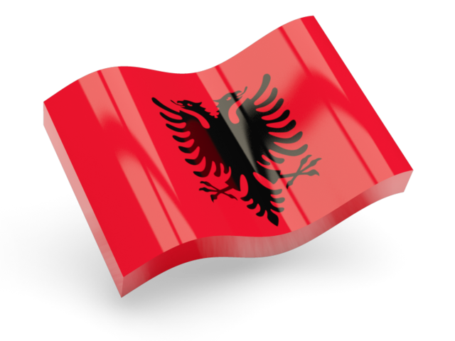 Albania Flag PNG Background