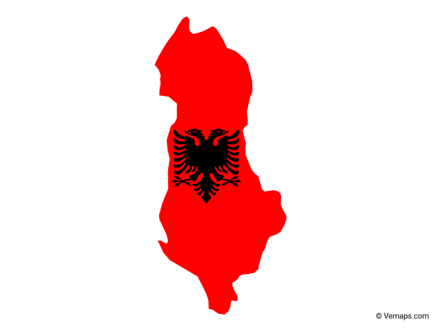 Albania Flag PNG Clipart Background