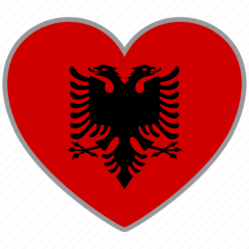 Albania Flag Transparent Background