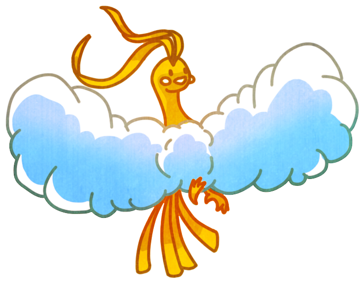Altaria Pokemon PNG Clipart Background