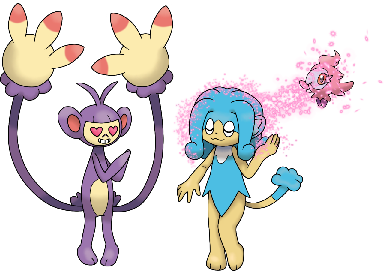 Ambipom Pokemon PNG Clipart Background