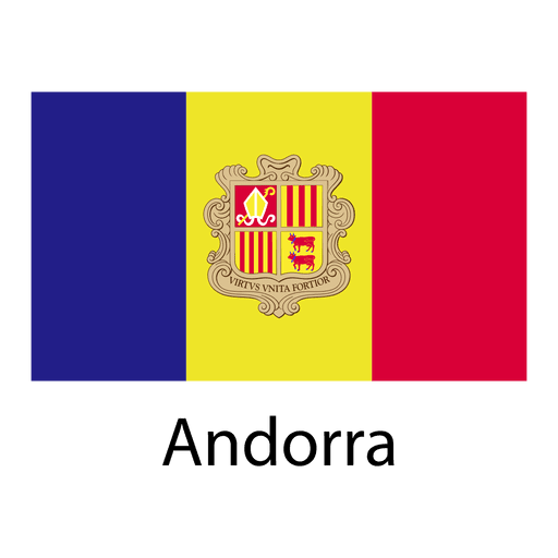 Andorra Flag Download Free PNG