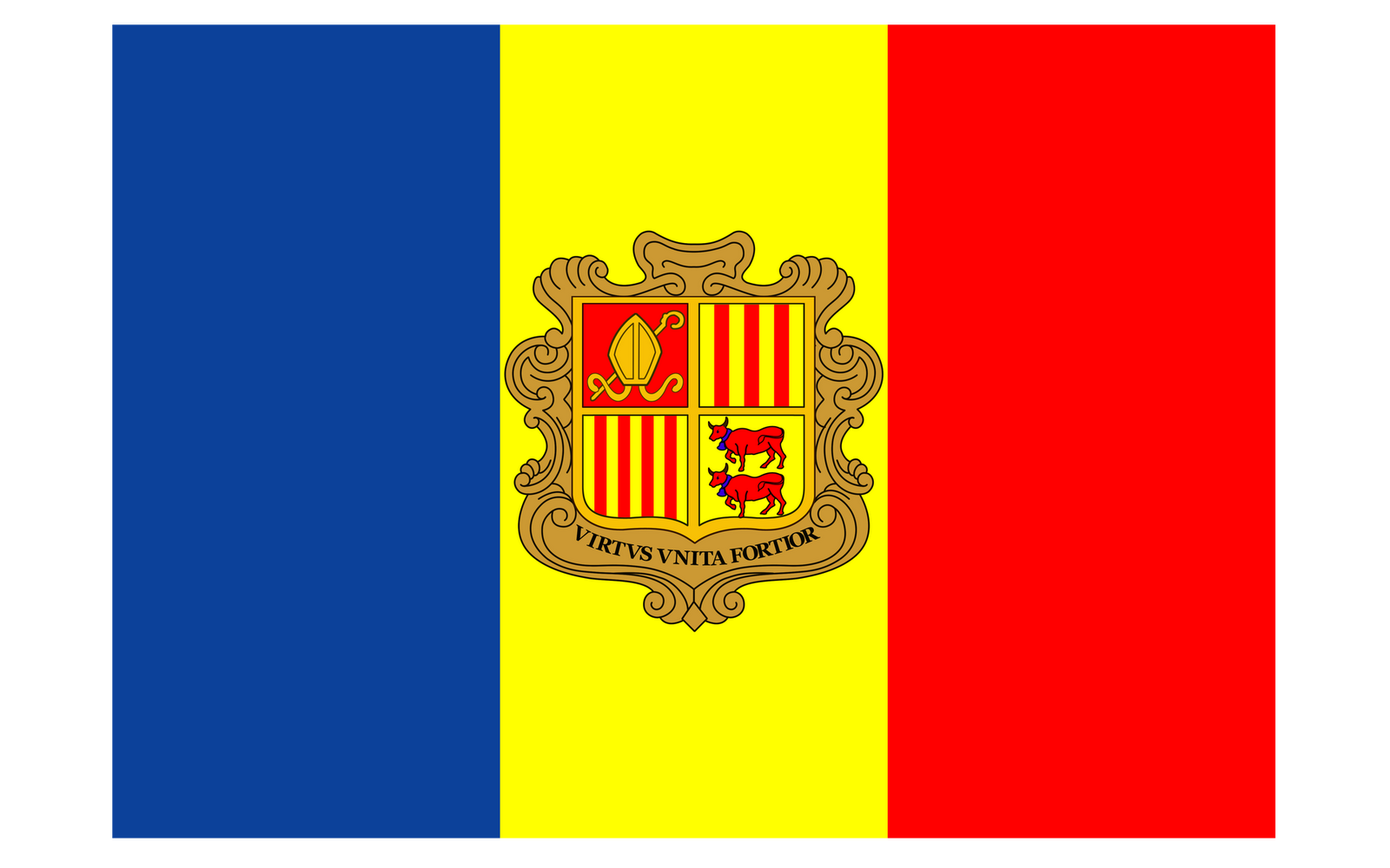 Andorra Flag Free PNG