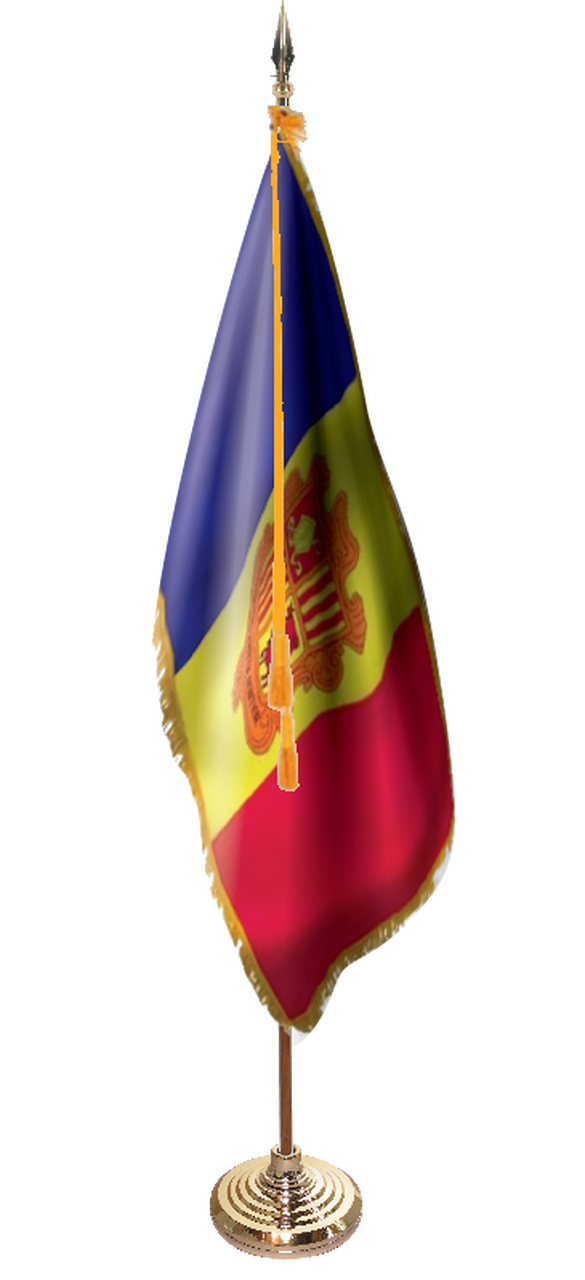 Andorra Flag PNG Pic Background