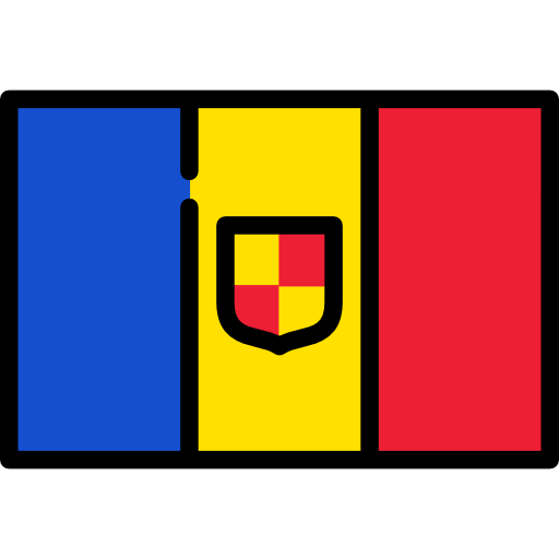 Andorra Flag Transparent Background