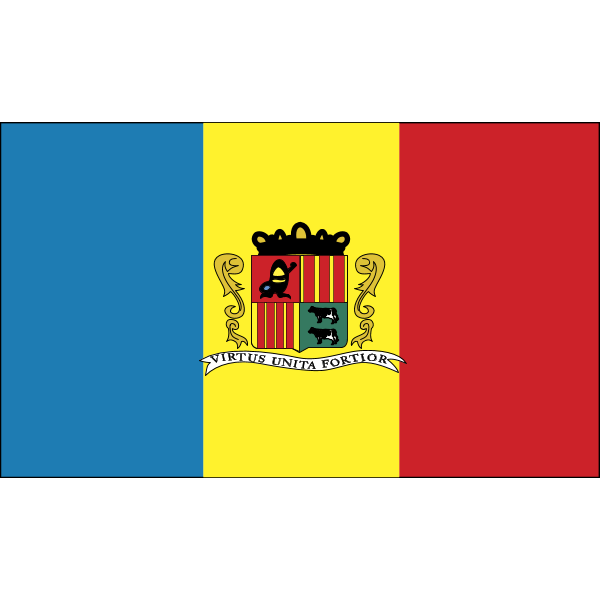 Andorra Flag Transparent Images