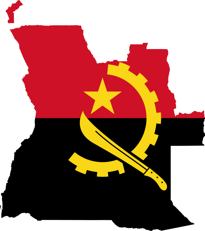 Angola Flag No Background