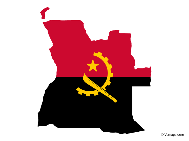 Angola Flag PNG Photo Image