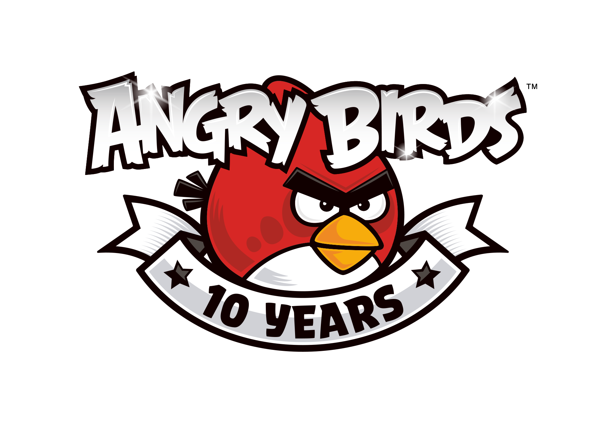 Angry Birds Logo Background PNG Clip Art