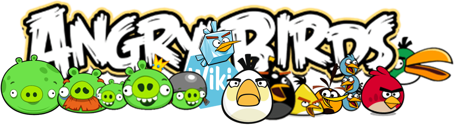 Angry Birds Logo Background PNG Image