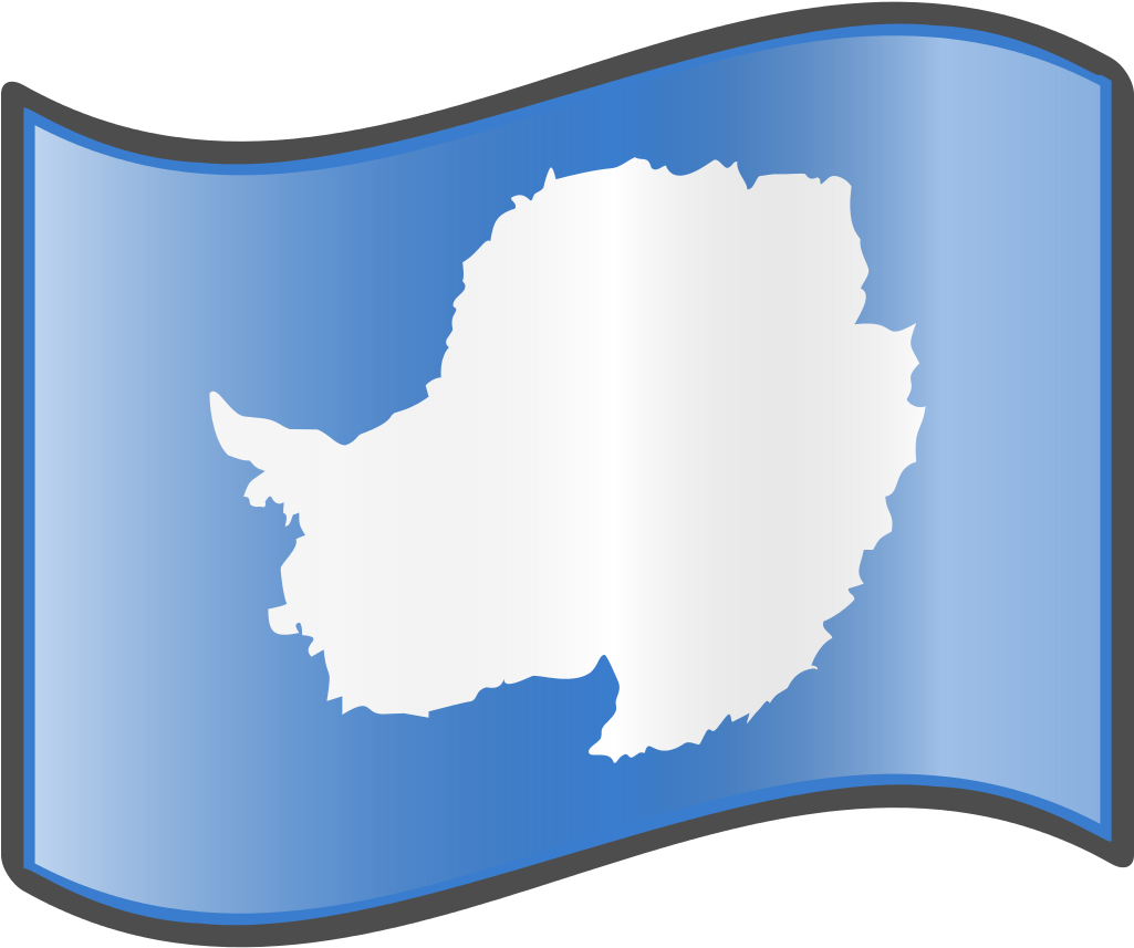 Antarctica Flag Transparent Background