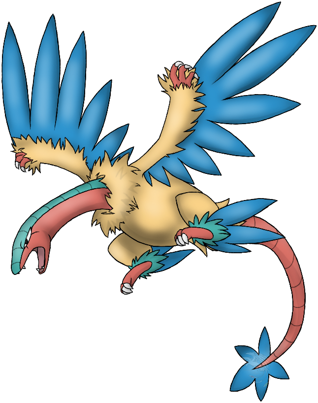 Archeops Pokemon Background PNG