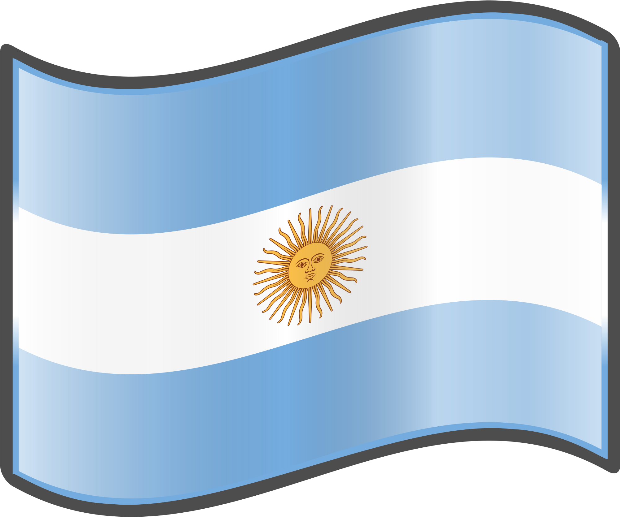 Argentina Flag PNG Clipart Background