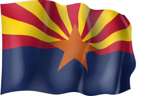 Arizona Flag Background PNG