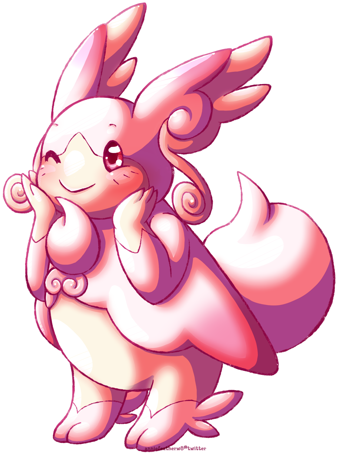 Audino Pokemon PNG Clipart Background HD