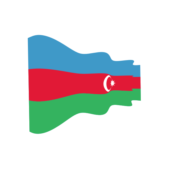Azerbaijan Flag PNG HD Quality