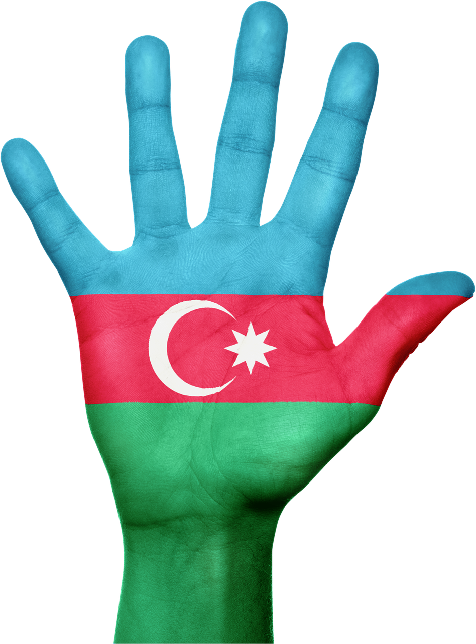 Azerbaijan Flag PNG Pic Background