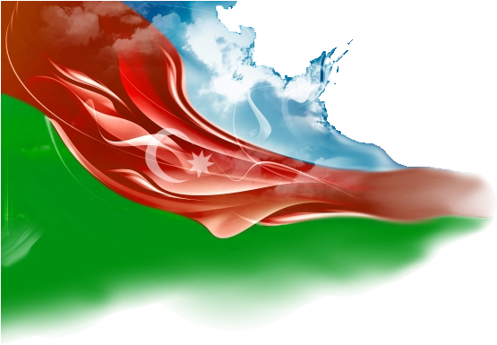 Azerbaijan Flag Transparent Background