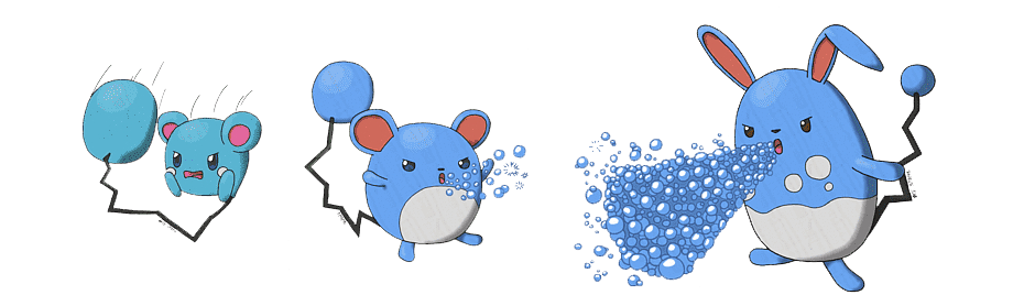 Azurill Pokemon PNG Free File Download