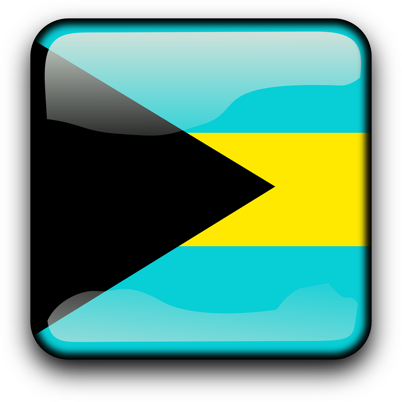 Bahamas Flag Download Free PNG