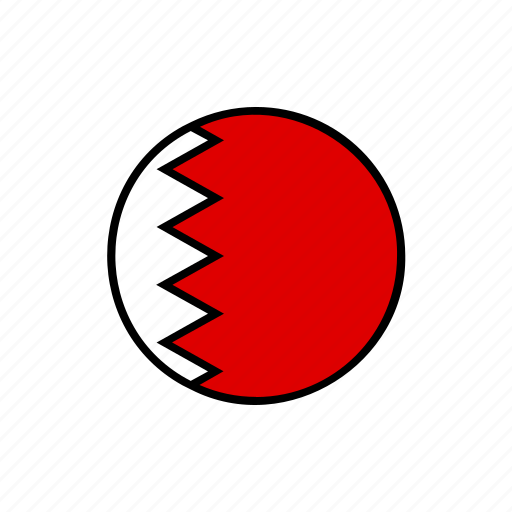 Bahrain Flag PNG Background