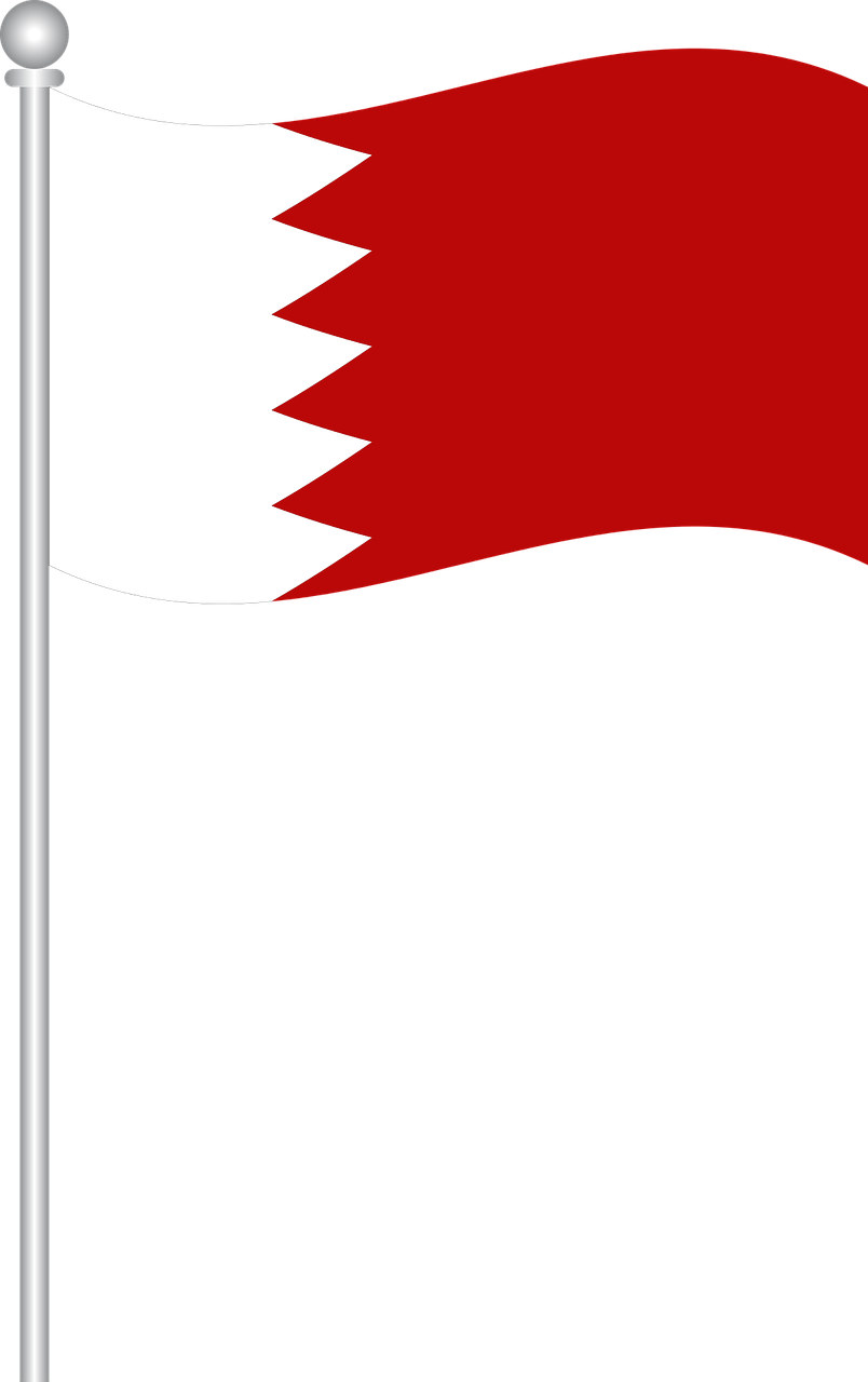 Bahrain Flag Transparent Image