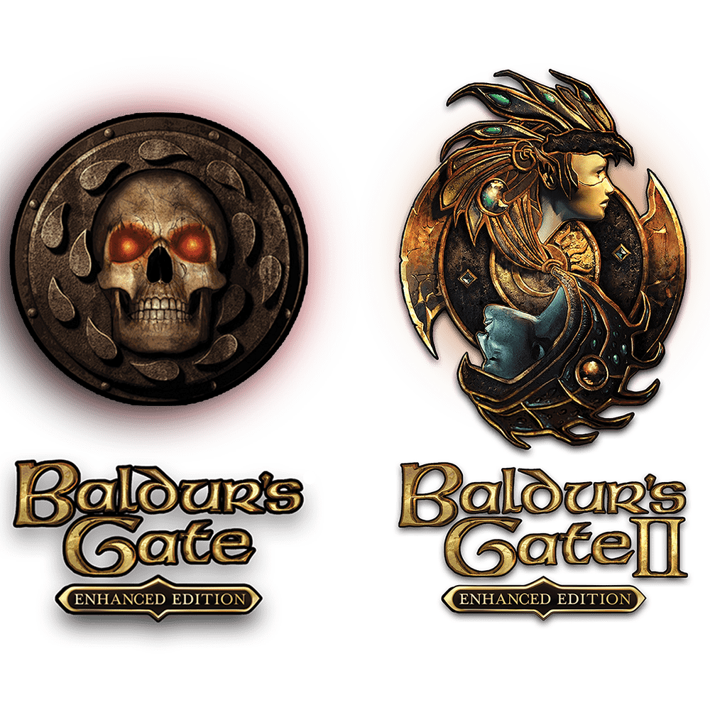 Baldur’s Gate II Shadows Of Amn Logo Background PNG