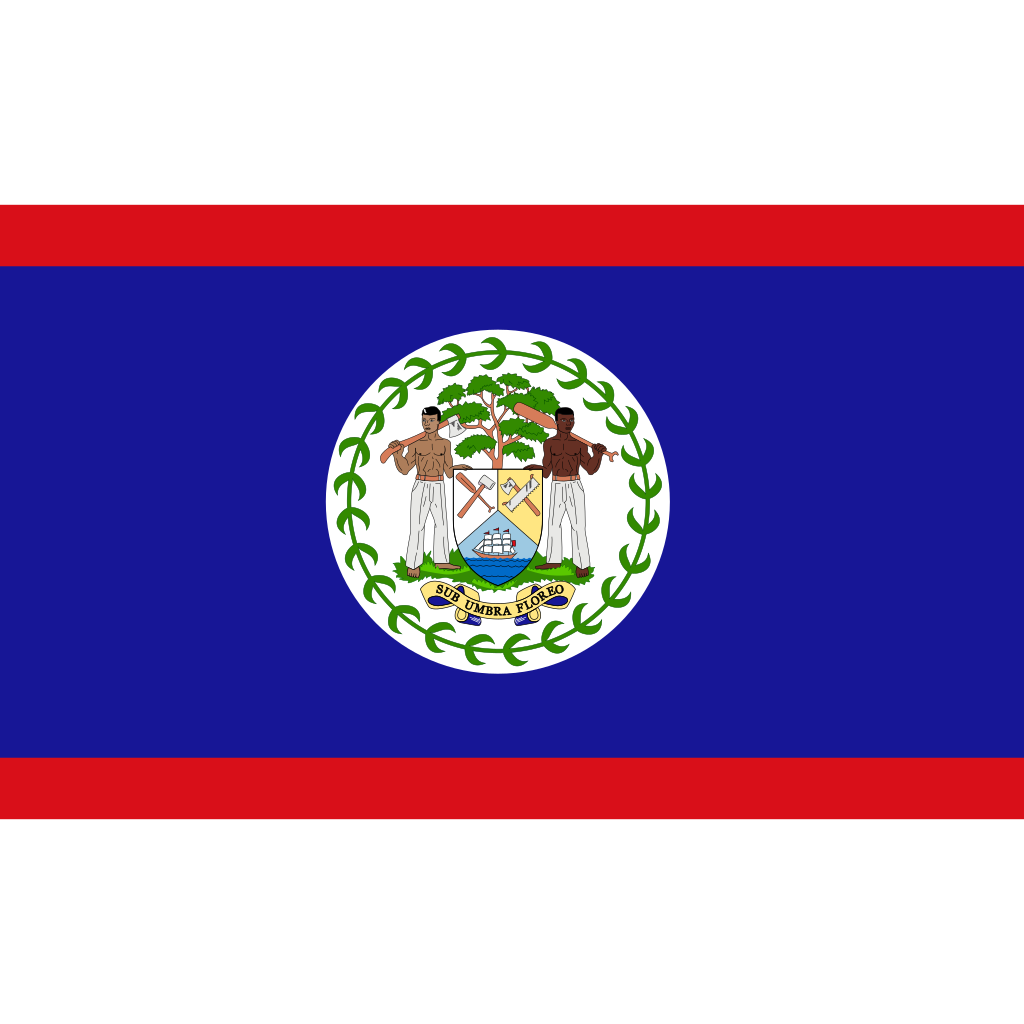 Belize Flag PNG Background