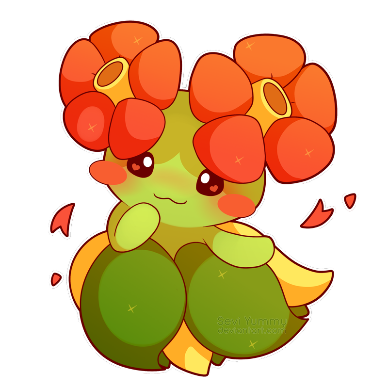 Bellossom Pokemon PNG Clipart Background