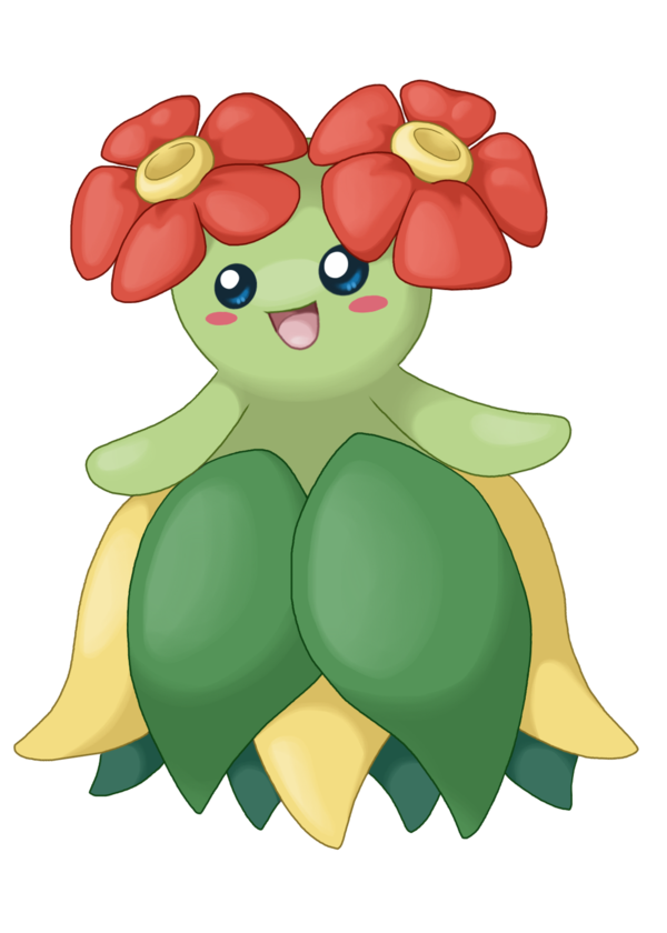 Bellossom Pokemon PNG HD Free File Download