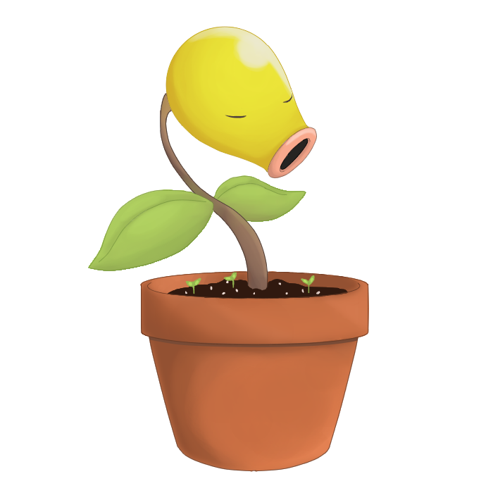 Bellsprout Pokemon Transparent Free PNG