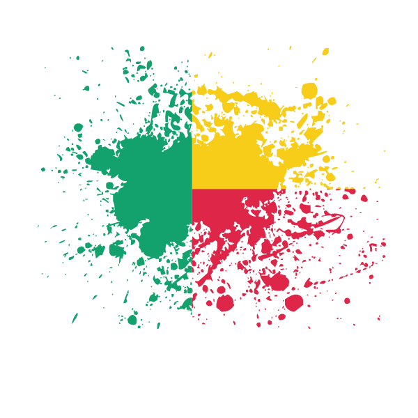 Benin Flag Transparent Background