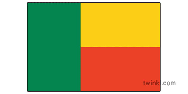 Benin Flag Transparent Image