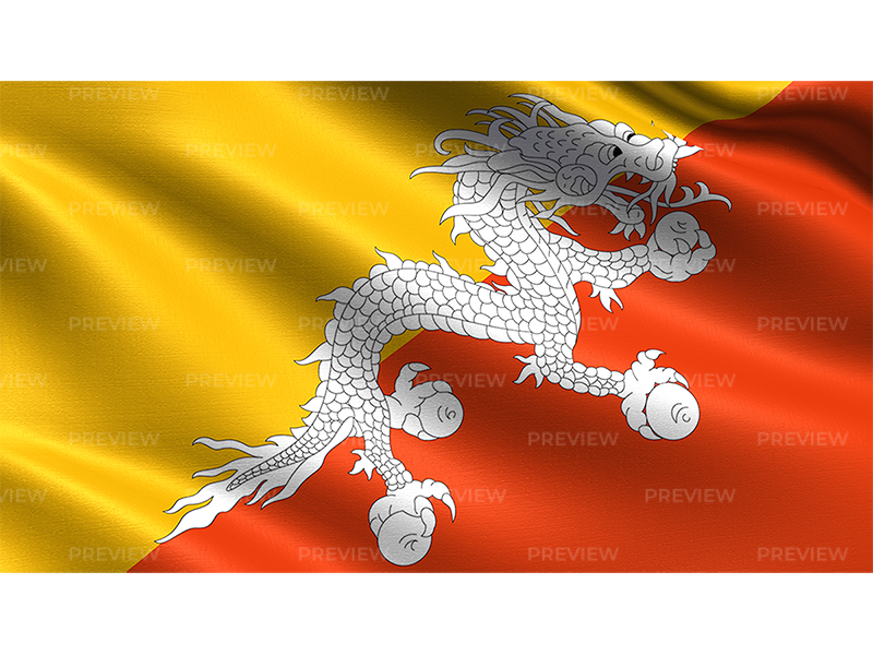 Bhutan Flag No Background
