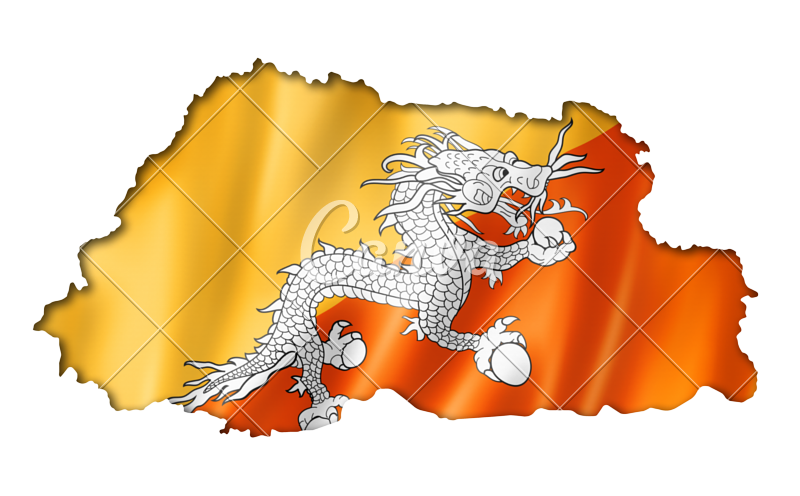 Bhutan Flag Transparent Free PNG