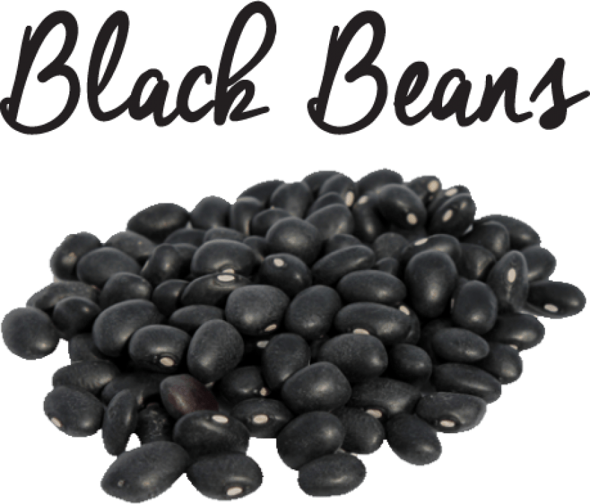Black Beans Transparent Background