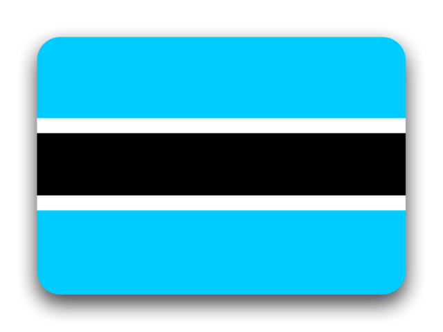 Botswana Flag Free Picture PNG