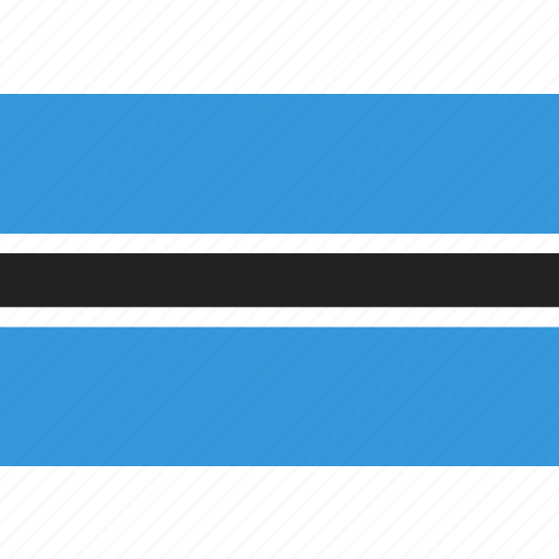 Botswana Flag PNG HD Quality