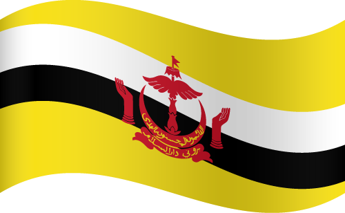 Brunei Flag Transparent Image