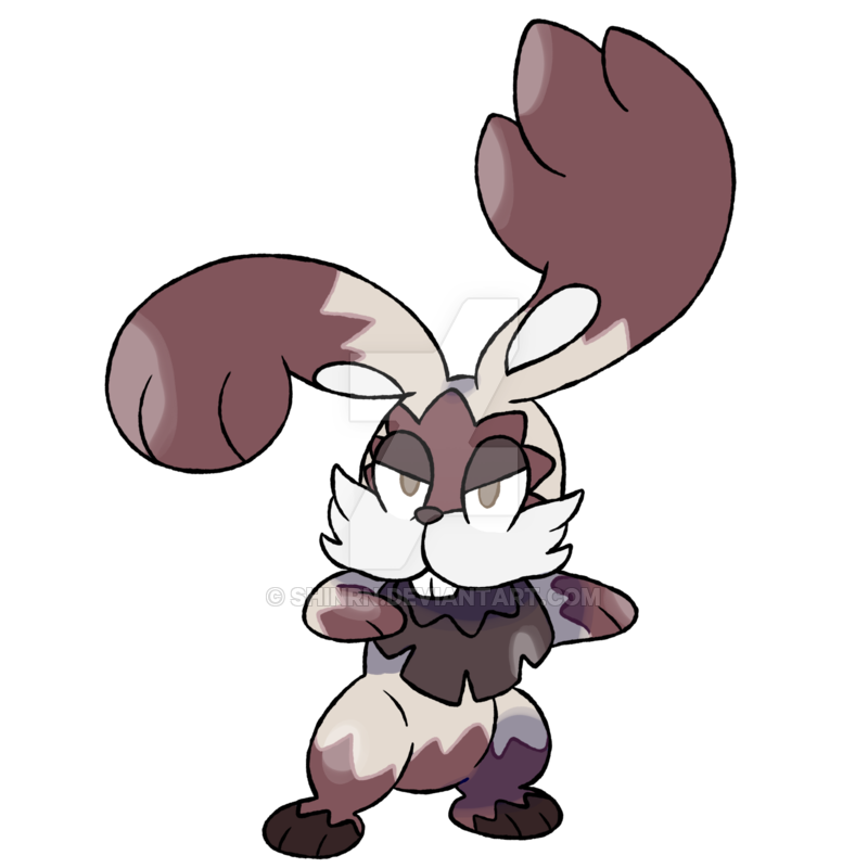 Bunnelby Pokemon PNG Background