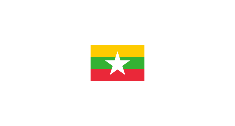 Burma Flag PNG Pic Background