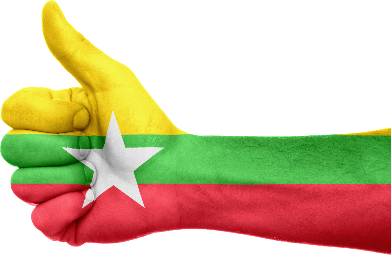 Burma Flag Transparent Image