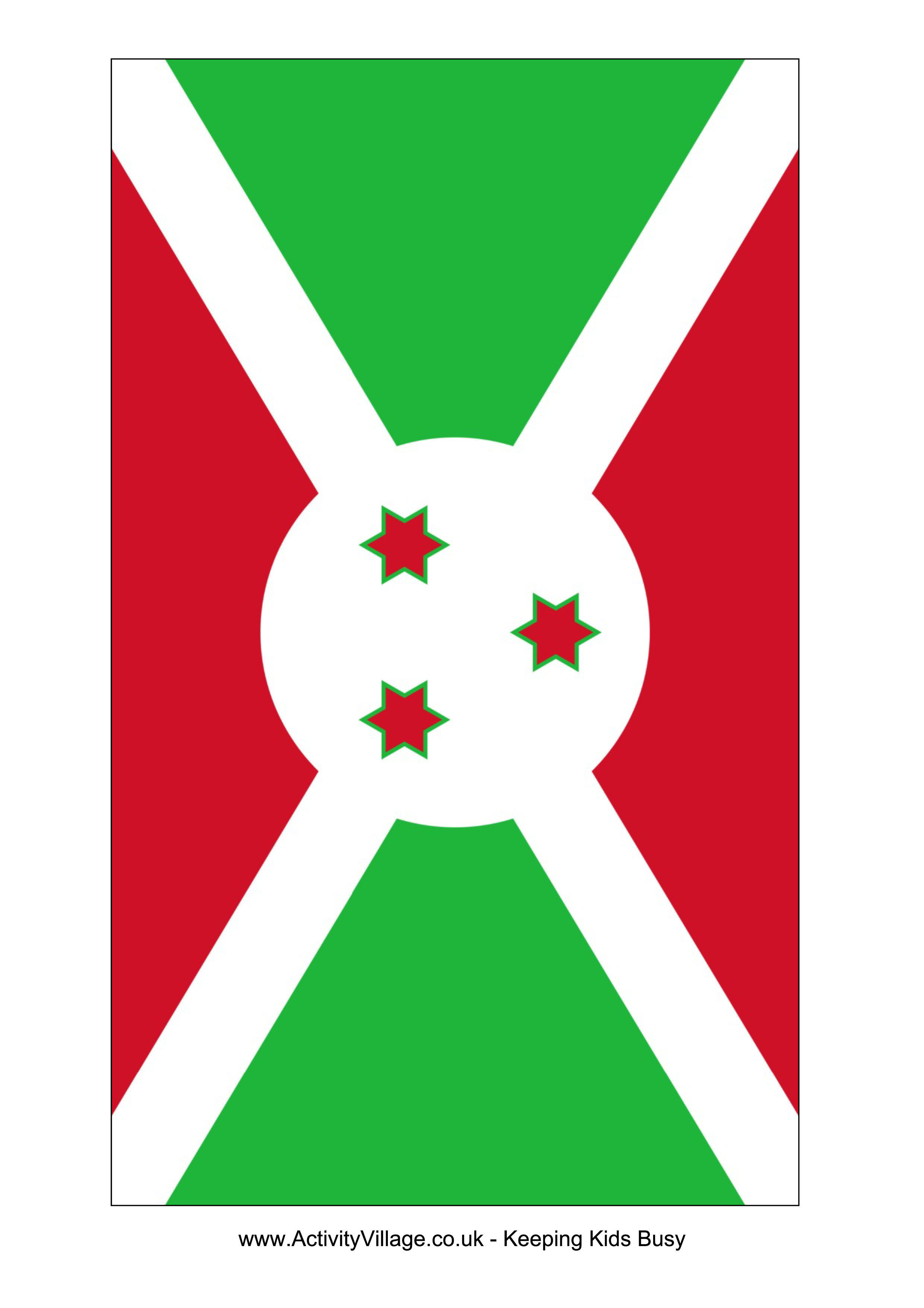 Burundi Flag Transparent Background
