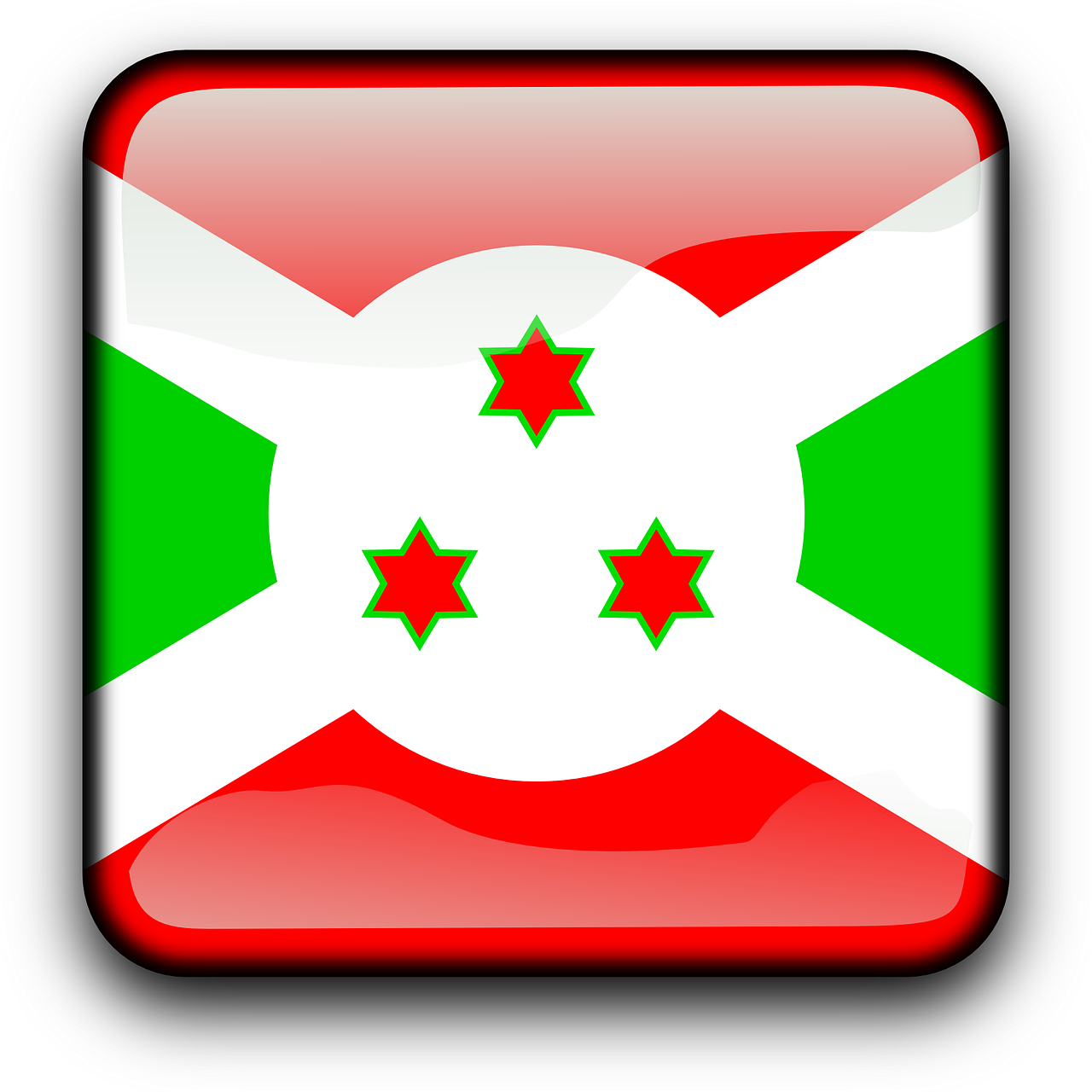 Burundi Flag Transparent Image