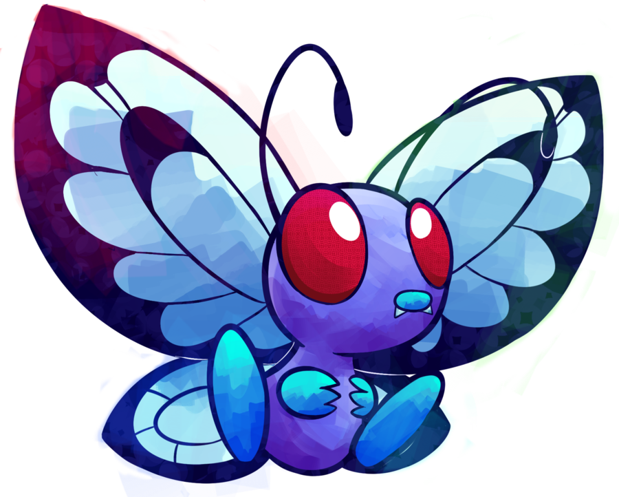Butterfree Pokemon PNG Background